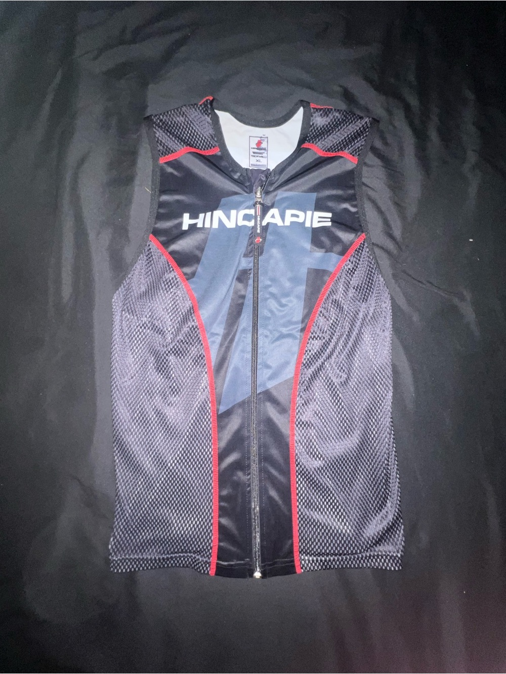 Hincapie Sportswear Men's R3 Performance Compression Cycling Vest Black  Size XL